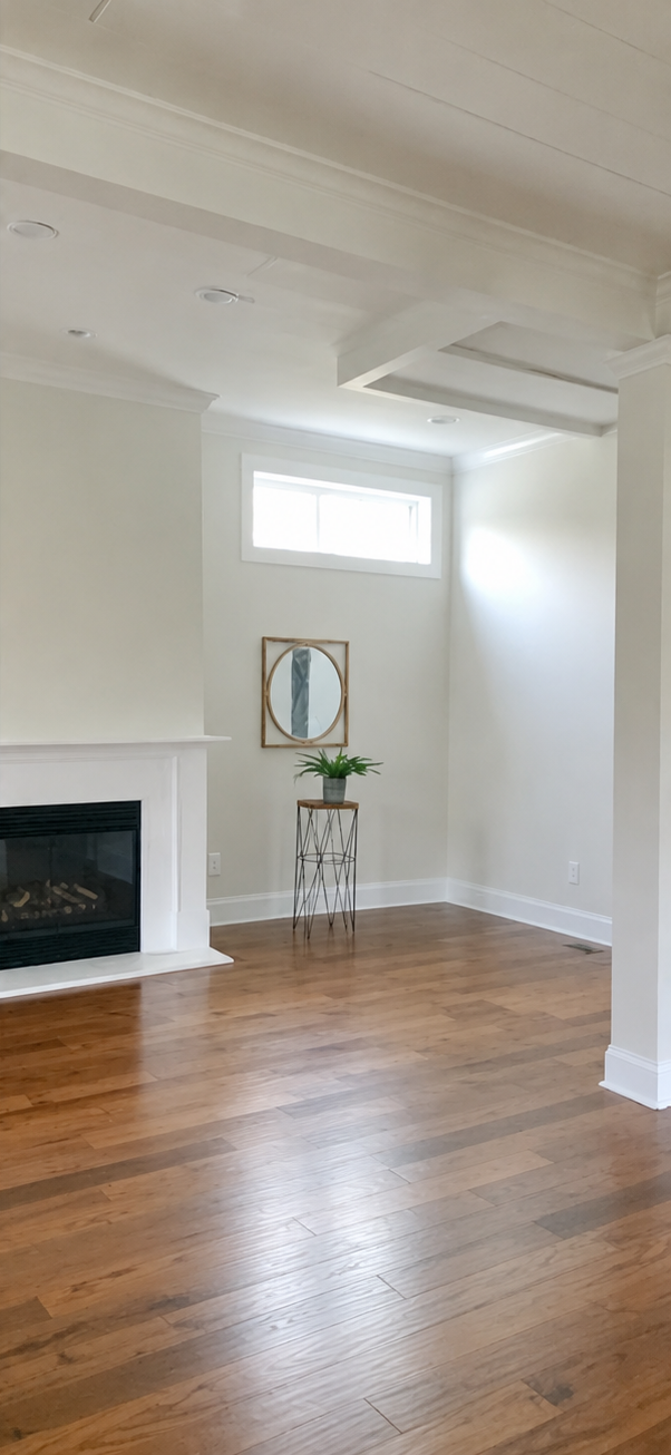 Basement before water damage restoration